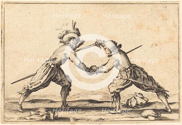Duel with Swords, c. 1622. Creator: Jacques Callot.