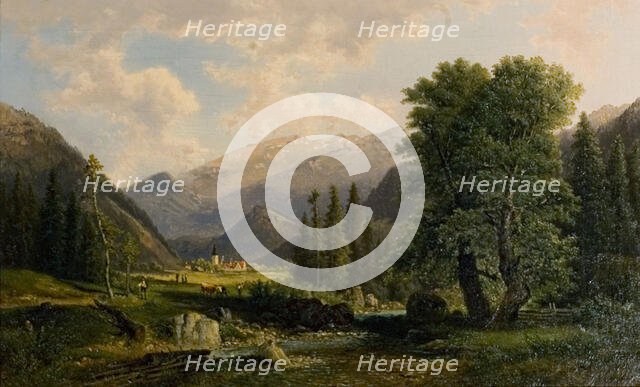 Landscape, c1830-1880. Creator: Franz Barbarini.