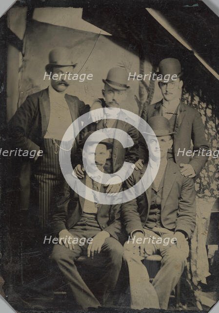 Five Members of the Wild Bunch?, ca. 1892. Creator: Unknown.