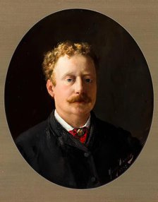 Henry Woods, Self Portrait, 1885. Creator: Henry Woods.