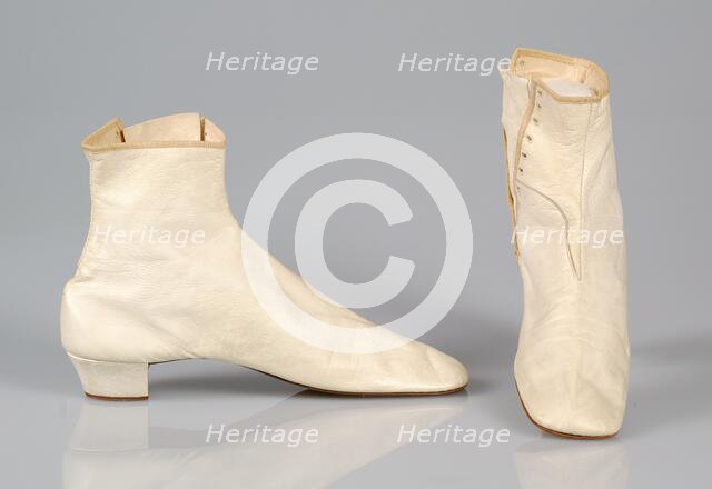 Boots, American, 1865-75. Creator: Unknown.