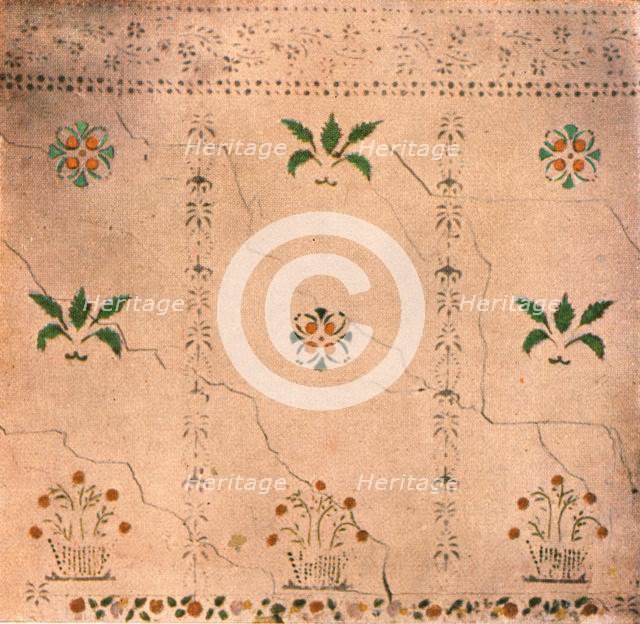 Mural painting in Mather House, Marlboro College, Vermont, USA, (1928). Creator: Unknown.