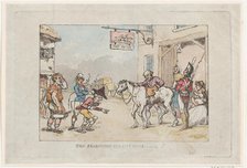 The Production of a Post House, 1808., 1808. Creator: Thomas Rowlandson.