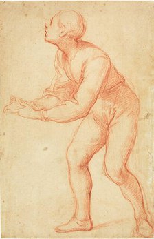 Standing Young Man With Outstretched Arms, n.d. Creator: Giovanni Balducci.