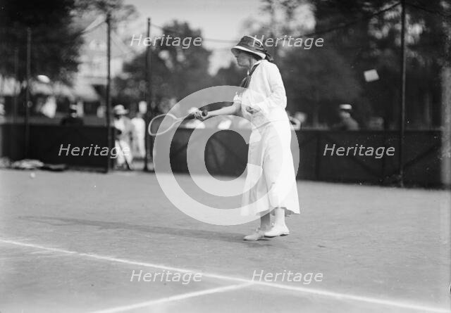 Miss Eva Baker, Tennis Tournament, 1912. Creator: Harris & Ewing.