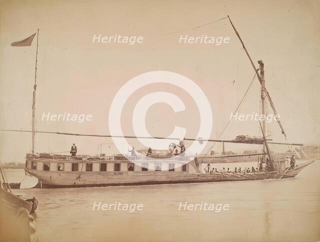 Boat, Africa, from an album compiled by Sir John Everett Millais, 1893. Creator: William Duffus.
