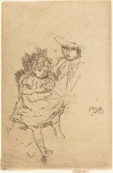 Gipsy Baby. Creator: James Abbott McNeill Whistler.