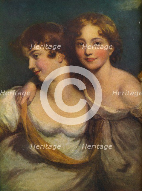 Fanny and Jane Hamond, 19th century, (1917). Artist: Thomas Lawrence