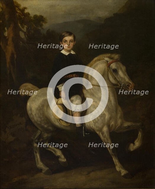 Portrait of General Hauke's Son, 1859. Creator: Juliusz Kossak.