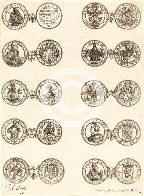 Coins [plate 4]. Creator: Jacques Callot.