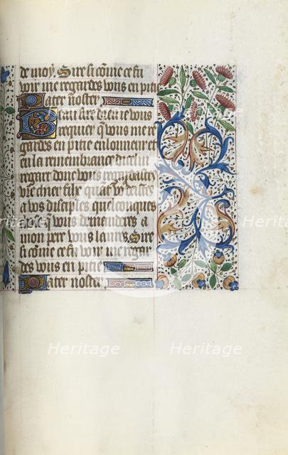 Book of Hours (Use of Rouen): fol. 153r, c. 1470. Creator: Master of the Geneva Latini (French, active Rouen, 1460-80).