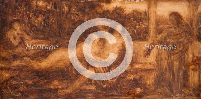 Study of Nude and Draped Figures, 1880. Creator: Henry Wallis.