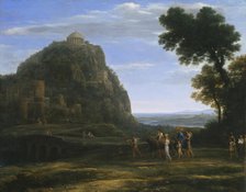 View of Delphi with a Procession, 1673. Creator: Claude Lorrain.