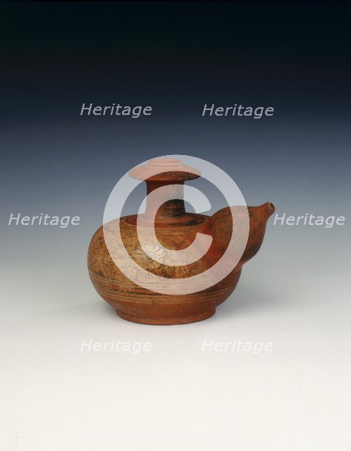 Kendi with polychrome decoration, Thailand, 1525-1550. Artist: Unknown