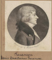 Louis Anastasius Tarascon, 1801. Creator: Charles Balthazar Julien Févret de Saint-Mémin.