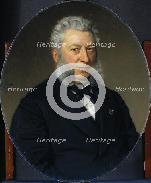 Jan Jacob Lodewijk ten Kate (1818-1889), Poet, 1875.  Creator: Jan Hendrik Neuman.