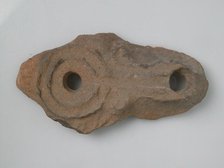 Oil Lamp, Coptic, 4th-7th century. Creator: Unknown.