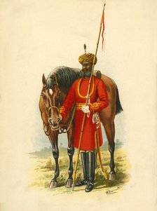 'The Governor-General's Body-Guard, Calcutta', 1890. Creator: Godfrey Douglas Giles.