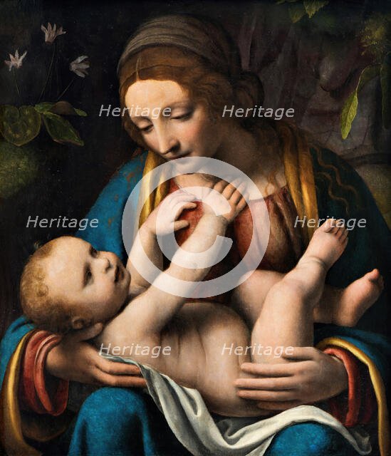 Madonna with the Christ Child, 1515-1525. Creator: Bernardino Luini.