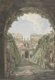 Villa Farnese, ca. 1780. Creators: Giovanni Volpato, Louis Ducros.