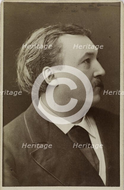 Portrait of Gustave Doré (1833-1883), 1883. Creator: Photo studio Nadar.