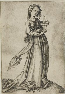 The Fourth Wise Virgin, n.d. Creator: Martin Schongauer.