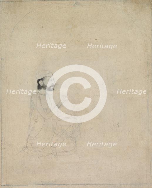 Portrait of a Seated Man, c. 1830-1850. Creator: Unknown.