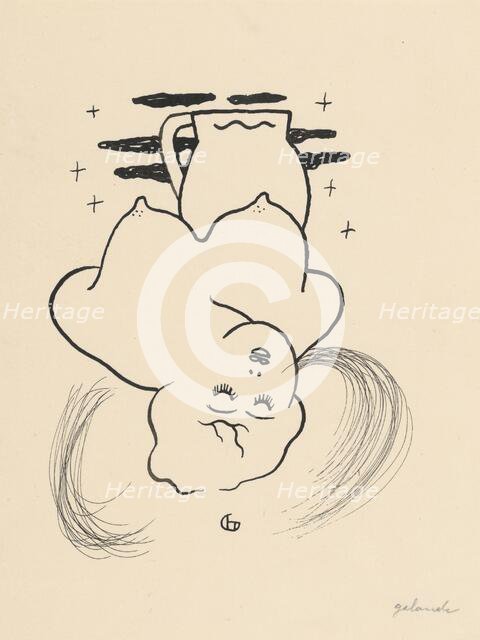 Woman with a jug, 1930. Creator: Mikulas Galanda.