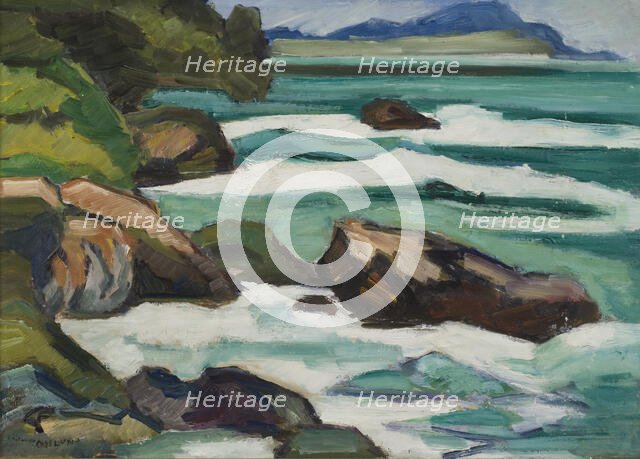 The Mediterranean Breaker, late 19th-early 20th century. Creator: Helmer Osslund.