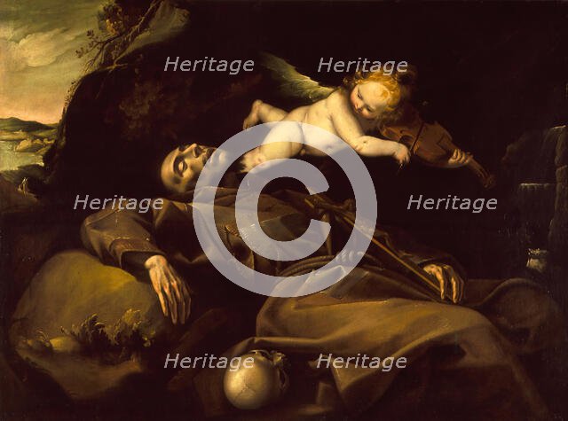 The Ecstasy of Saint Francis, c1615. Creator: Pier Francesco Mazzucchelli.