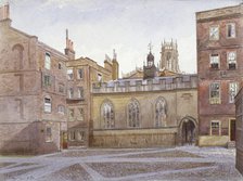 View of Clifford's Inn and Hall, London, 1884. Artist: John Crowther