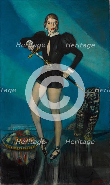 Portrait of the ballerina Alicia Nikitina, 1929. Creator: Beltrán Massés, Federico (1885-1949).