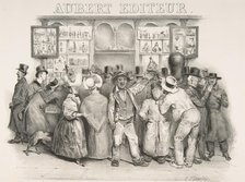 The Publisher Aubert (You must admit the government has a comic appearance), 1831. Creators: Charles Joseph Traviès de Villers, Delaporte.