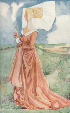 'A Woman of the Time of Richard III', 1907. Artist: Dion Clayton Calthrop.