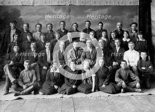 Eighth group of the Berd school of the second stage, 1929. Creator: GP Putintsev.