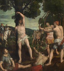 The Martyrdom of Saint Sebastian, 1575. Creator: Coxcie (Coxie), Michiel (1499-1592).