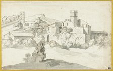 Landscape with an Old Castle, n.d. Creator: Michel-Ange Houasse.