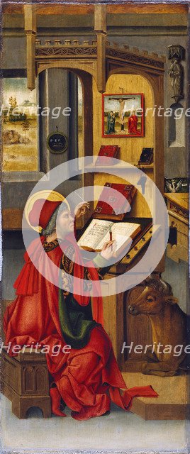 Saint Luke the Evangelist, 1478. Artist: Mälesskircher, Gabriel (ca. 1425-1495)