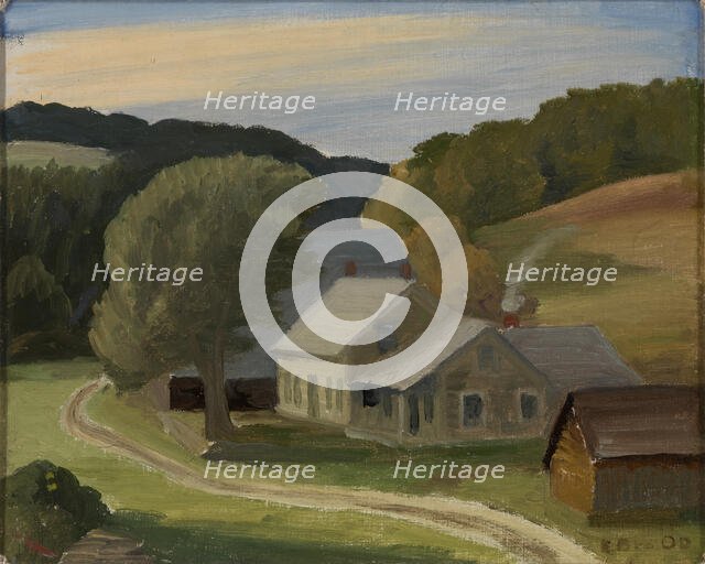 Landscape, ca. 1934. Creator: Edward Bruce.