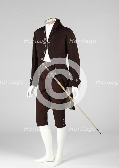 Court presentation ensemble, probably British, 1834. Creator: Unknown.