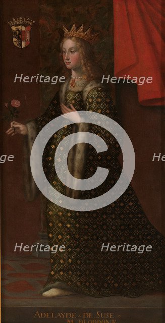 Adelaide of Susa,  wife of Otto of Savoy. Artist: Anonymous 