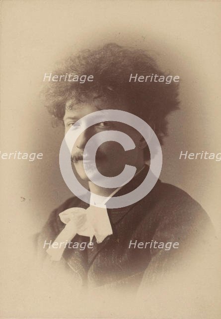 Portrait of the composer Ignacy Jan Paderewski (1860-1941), 1890. Creator: Photo studio Elliott & Fry, London  .