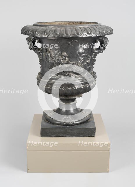 Garden Urn Emblematic of Winter, England, Mid to late 18th century. Creator: Unknown.