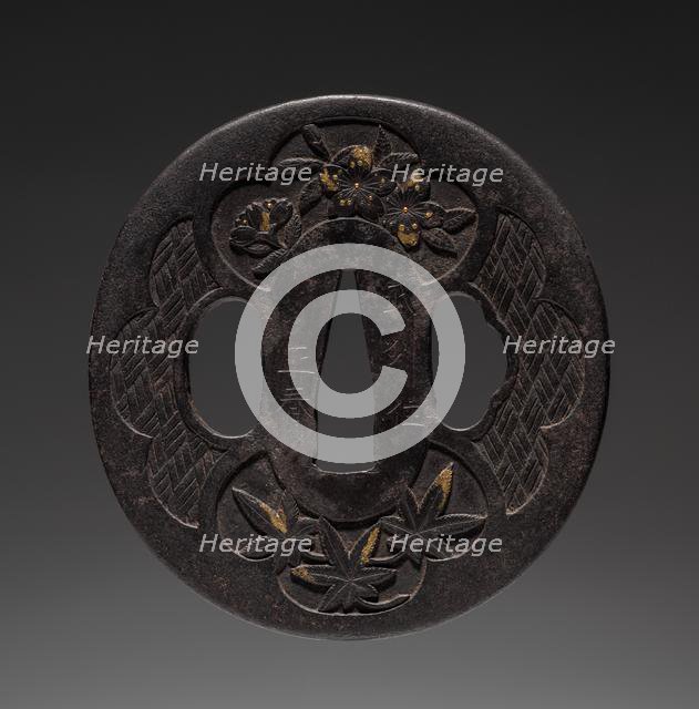 Sword Guard, mid 19th century. Creator: Unknown.