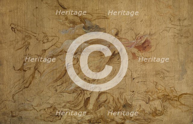 Minerva and Hercules Restraining Mars, c1620s. Creator: Peter Paul Rubens.