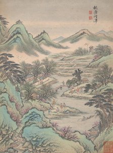 Eight landscapes, 1699. Creator: Lu Han.
