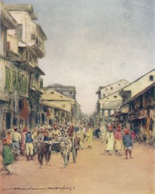 'In the Streets of Delhi', 1905. Artist: Mortimer Luddington Menpes.