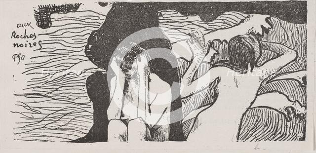 The Black Rocks. Creator: Paul Gauguin (French, 1848-1903).