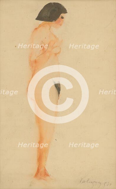Nude, 1930. Creator: Zolo Palugyay.