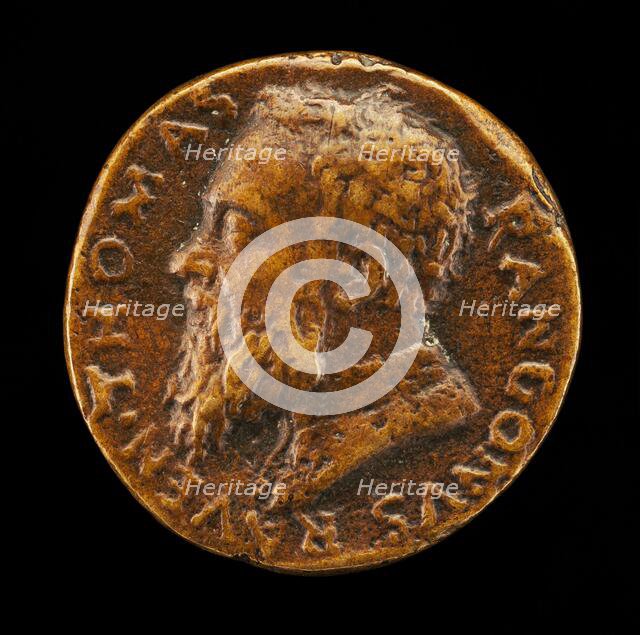 Tommaso Rangone, 1493-1577, Physician of Ravenna [obverse], 1556/1558. Creator: Alessandro Vittoria.